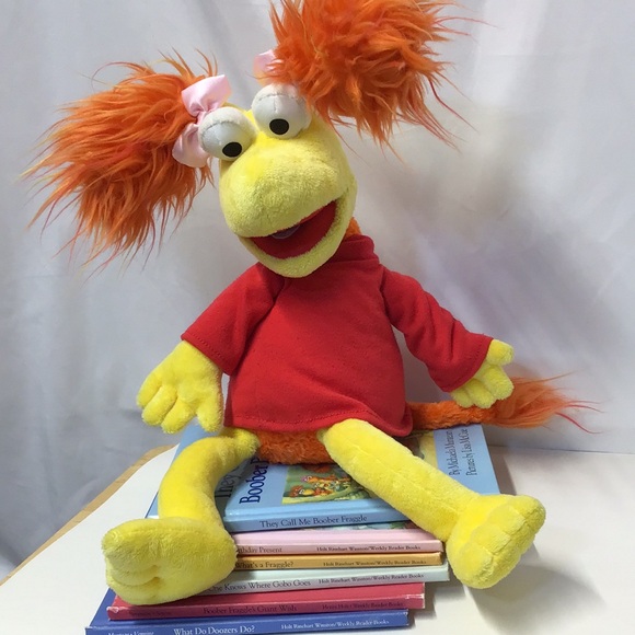 Red Fraggle & a bunch of Fraggle books vintage Fraggle Rock set collectible toys - Picture 4 of 7